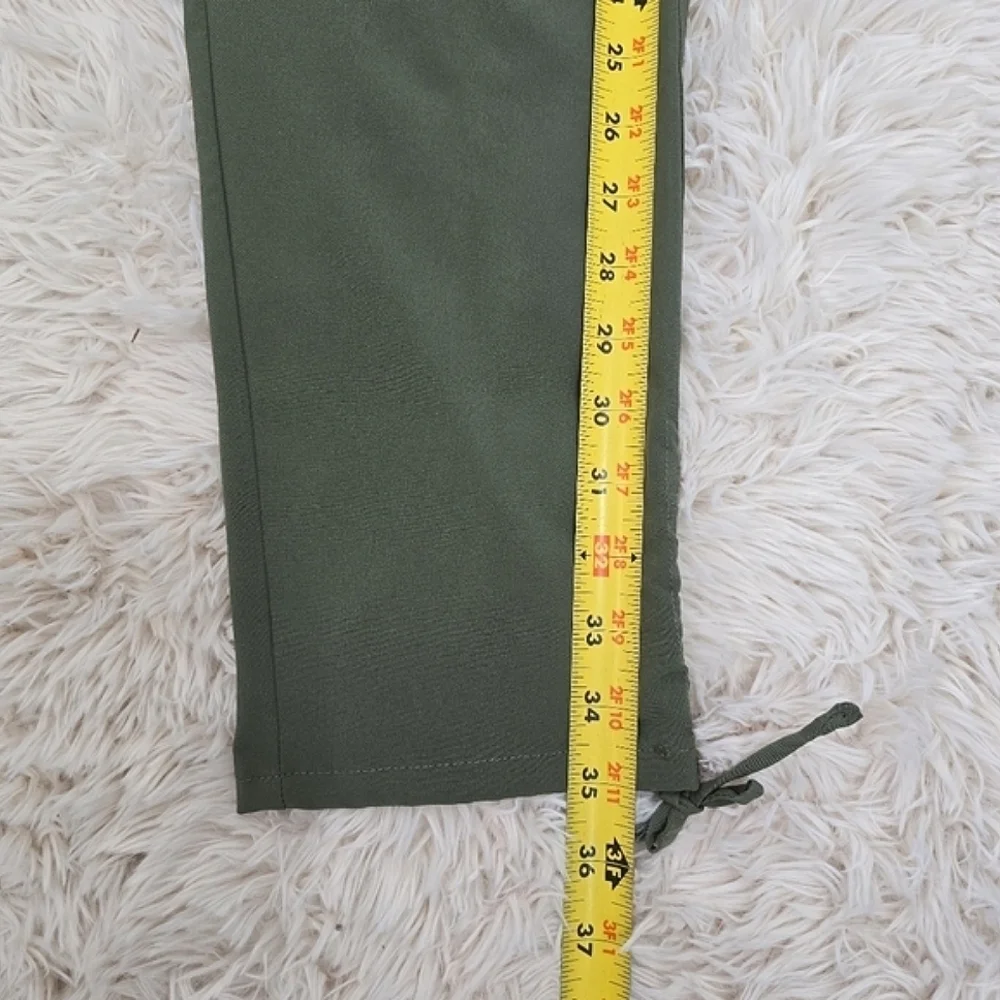CL🚨 Sunday Green Jogger Pants Size 2 Ruched Hem - Picture 8 of 13